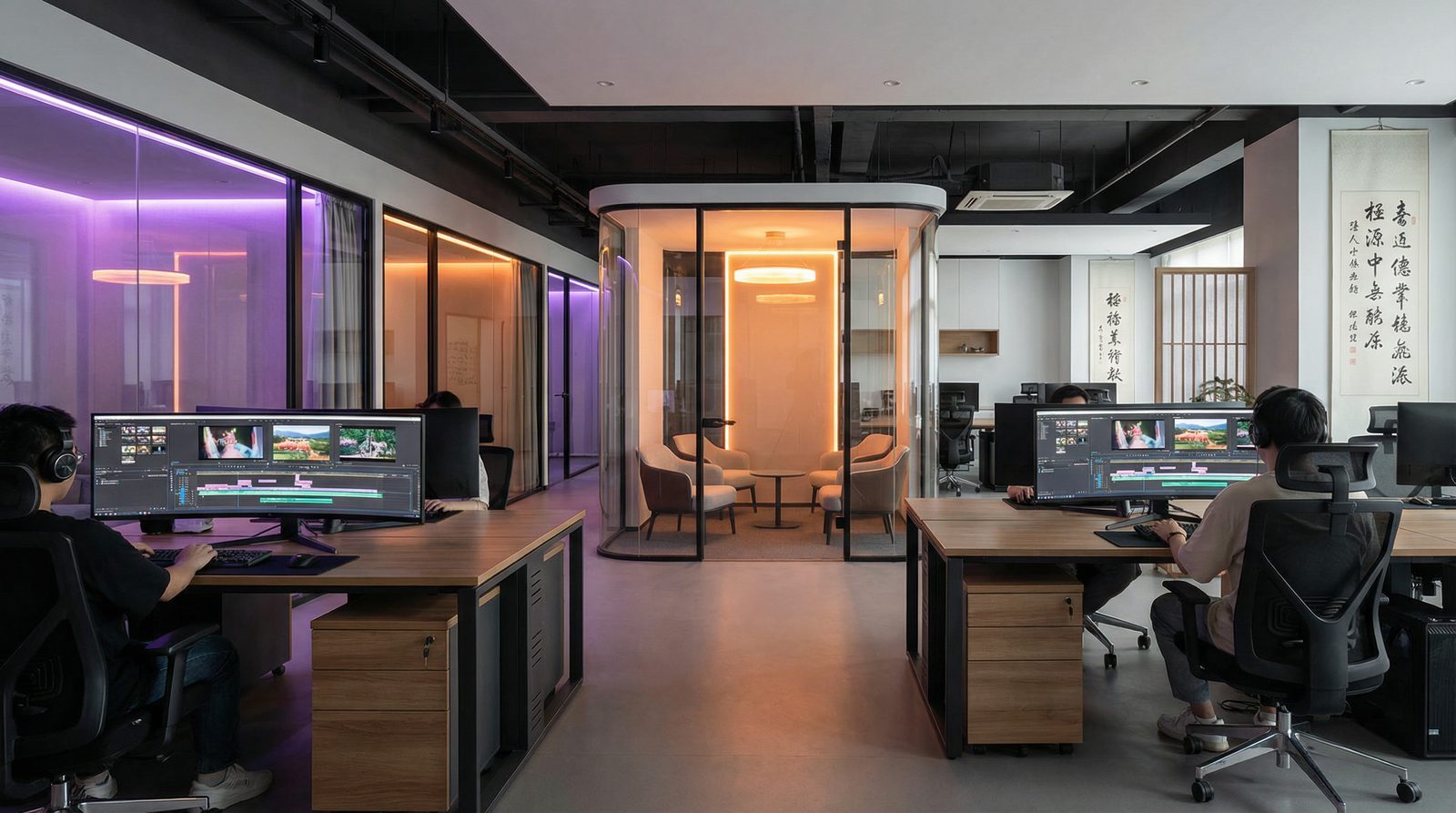 萝莉公司办公环境